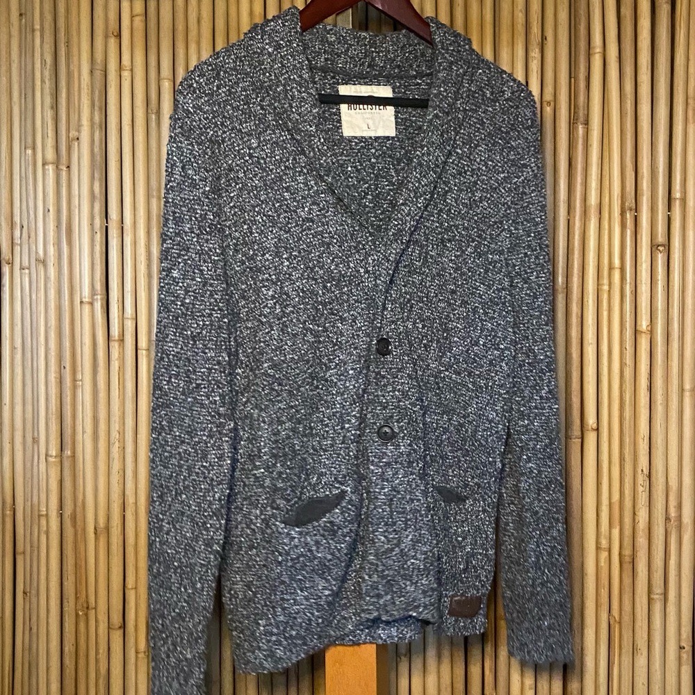 Heather Grey Hollister Cardigan